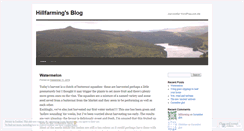 Desktop Screenshot of hillfarming.wordpress.com