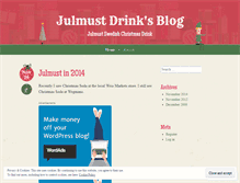 Tablet Screenshot of julmustdrink.wordpress.com