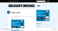 Desktop Screenshot of malcolmeaton2.wordpress.com