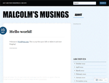 Tablet Screenshot of malcolmeaton2.wordpress.com