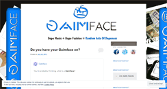 Desktop Screenshot of gaimface.wordpress.com