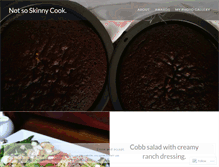 Tablet Screenshot of notsoskinnycook.wordpress.com