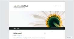 Desktop Screenshot of cguerrerosdelaluz.wordpress.com