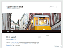 Tablet Screenshot of cguerrerosdelaluz.wordpress.com