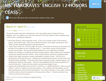 Tablet Screenshot of hargraves12.wordpress.com