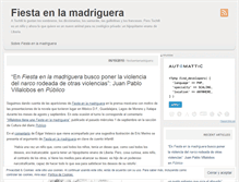 Tablet Screenshot of fiestaenlamadriguera.wordpress.com