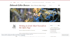 Desktop Screenshot of deborahedlerbrown.wordpress.com