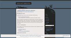Desktop Screenshot of internetaddictiontherapy.wordpress.com