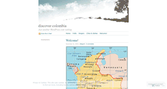 Desktop Screenshot of discovercolombia.wordpress.com