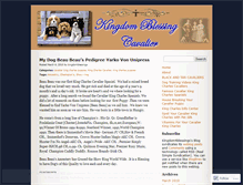 Tablet Screenshot of kingdom4blessings.wordpress.com