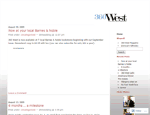 Tablet Screenshot of 360westblog.wordpress.com
