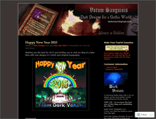 Tablet Screenshot of darkvotum.wordpress.com