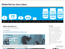 Tablet Screenshot of globalservicejamlisboa.wordpress.com