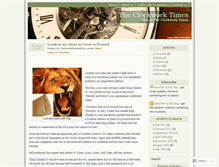 Tablet Screenshot of clockworktimes.wordpress.com