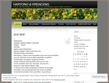Tablet Screenshot of haryono10182.wordpress.com