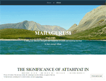 Tablet Screenshot of mahaguru58.wordpress.com