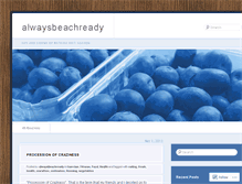 Tablet Screenshot of alwaysbeachready.wordpress.com