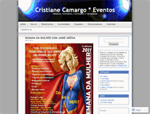 Tablet Screenshot of cristianecamargo.wordpress.com