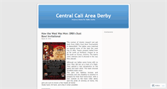 Desktop Screenshot of centralcaliforniaareaderby.wordpress.com