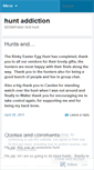 Mobile Screenshot of huntaddiction.wordpress.com