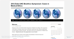 Desktop Screenshot of dukebioethics.wordpress.com