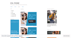 Desktop Screenshot of evaphone.wordpress.com