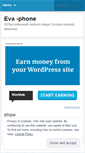 Mobile Screenshot of evaphone.wordpress.com