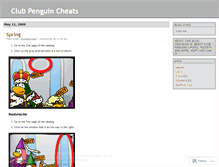 Tablet Screenshot of penguincheatszone.wordpress.com