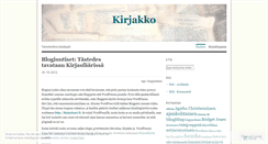 Desktop Screenshot of kirjakko.wordpress.com