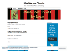 Tablet Screenshot of minimonos.wordpress.com