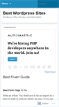 Mobile Screenshot of bestwordpresssites.wordpress.com