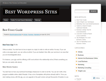 Tablet Screenshot of bestwordpresssites.wordpress.com