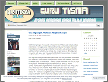 Tablet Screenshot of gurutisna.wordpress.com