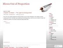 Tablet Screenshot of blownout.wordpress.com