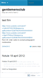 Mobile Screenshot of gentlemenclubcmd1a.wordpress.com