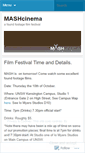 Mobile Screenshot of mashcinema.wordpress.com