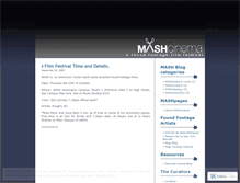 Tablet Screenshot of mashcinema.wordpress.com