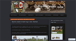 Desktop Screenshot of barbariansrugby.wordpress.com