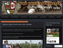 Tablet Screenshot of barbariansrugby.wordpress.com