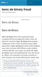 Mobile Screenshot of news.bancdebinaryfraud.wordpress.com