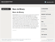 Tablet Screenshot of news.bancdebinaryfraud.wordpress.com
