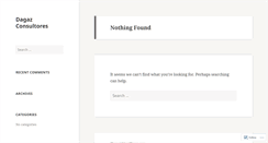 Desktop Screenshot of dagazconsult.wordpress.com