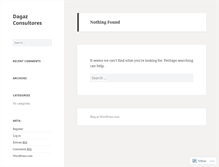 Tablet Screenshot of dagazconsult.wordpress.com