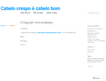 Tablet Screenshot of cabelocrespoecabelobom.wordpress.com