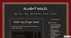 Desktop Screenshot of alchemyangles.wordpress.com
