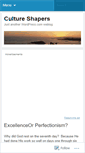 Mobile Screenshot of cultureshapers.wordpress.com