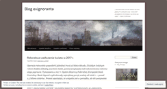 Desktop Screenshot of exignorant.wordpress.com