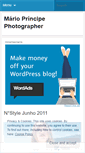 Mobile Screenshot of marioprincipe.wordpress.com