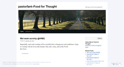 Desktop Screenshot of pastorfant.wordpress.com