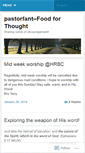 Mobile Screenshot of pastorfant.wordpress.com